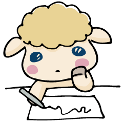 [LINEスタンプ] 悩める子羊 ミムー