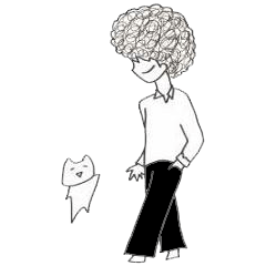 [LINEスタンプ] アフロ@ボーイ