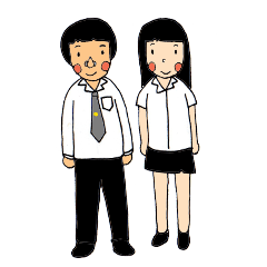 [LINEスタンプ] Mr.Sodsai ＆ Ms.Lila