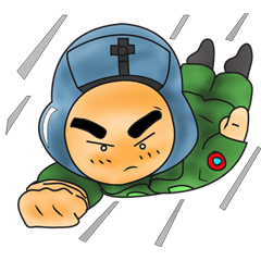 [LINEスタンプ] Captain Happy01