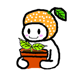 [LINEスタンプ] 呑気なミカンさんスタンプ