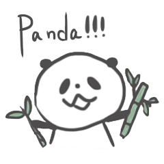 [LINEスタンプ] panda！！！