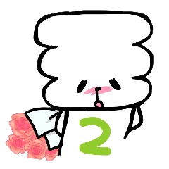 [LINEスタンプ] しろわたのスタンプ。2