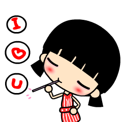 [LINEスタンプ] When my grandma was young  ( Japan )