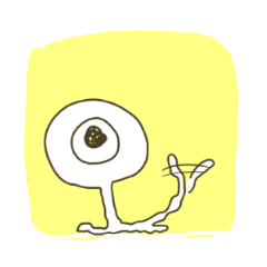 [LINEスタンプ] ひとつめ粘菌