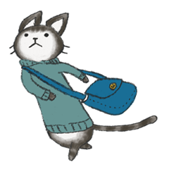 [LINEスタンプ] セーターねこ