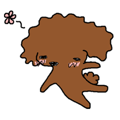 [LINEスタンプ] 関西トイプーあずきちゃん
