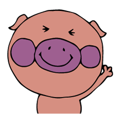[LINEスタンプ] ぶた男(日常ver.)