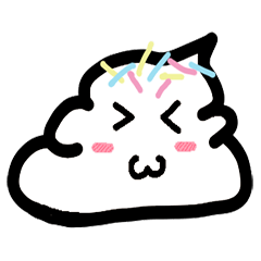 [LINEスタンプ] Whipped Cream-san