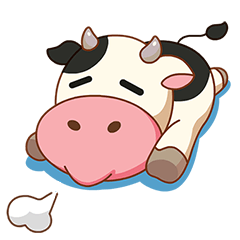 [LINEスタンプ] Momo Cowの画像（メイン）