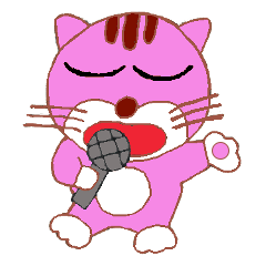 [LINEスタンプ] ピンクの猫        ストロベリー・ショコラ