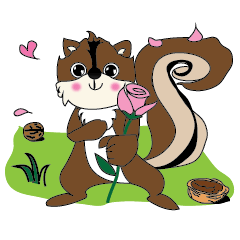 [LINEスタンプ] Mike, The squirrel