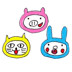 [LINEスタンプ] プ太郎とネコ子とヌサ子。