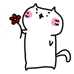 [LINEスタンプ] しろねこもちこ ぱーと4