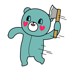 [LINEスタンプ] Cupid bear Mellow.B