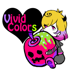 [LINEスタンプ] Vivid Colors