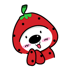 [LINEスタンプ] strawberry cuteの画像（メイン）