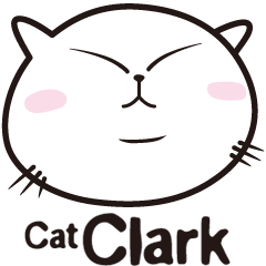 [LINEスタンプ] catClark スキニー猫クラークの画像（メイン）