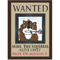 [LINEスタンプ] Mike, The Squirrel II