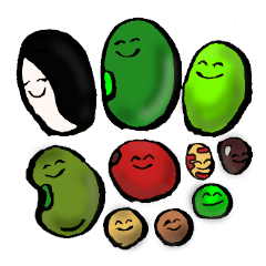 [LINEスタンプ] 豆達の日常