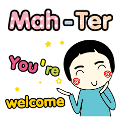 [LINEスタンプ] Mah-Ter