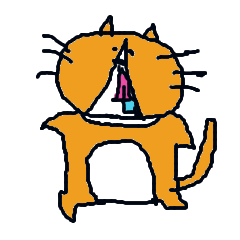 [LINEスタンプ] 不細工猫たろう