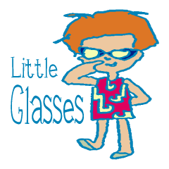 [LINEスタンプ] Little Glasses Kidsの画像（メイン）