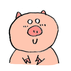 [LINEスタンプ] ただの豚のスタンプ