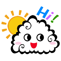 [LINEスタンプ] Cloud！