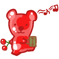 [LINEスタンプ] Jelly Jelly Bear Bubble