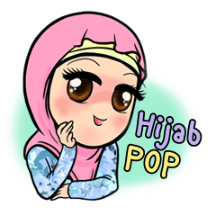 [LINEスタンプ] Hijab Popの画像（メイン）