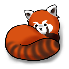 [LINEスタンプ] Red Panda "Pandy"