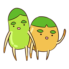 [LINEスタンプ] Welcome to Beans Townの画像（メイン）
