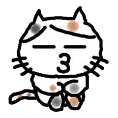 [LINEスタンプ] 三毛猫の猫美 2