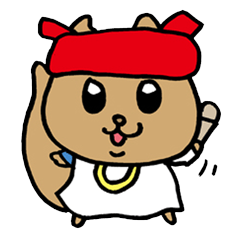 [LINEスタンプ] リスヒップホップウェストコースト