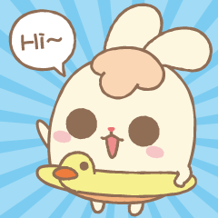 [LINEスタンプ] softbunny