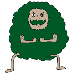 [LINEスタンプ] Green Beard