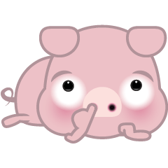 [LINEスタンプ] Dohdoh, The Pig (Chinese)