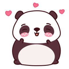 [LINEスタンプ] Malwynn Panda Bear Lovely Sticker Setの画像（メイン）