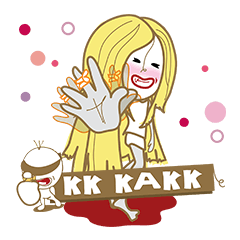 [LINEスタンプ] KK KAKK