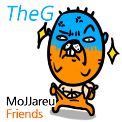 [LINEスタンプ] MoJJareu Friends / The G