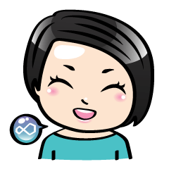 [LINEスタンプ] MUAY MENG | Short Hair with Daily Lifeの画像（メイン）