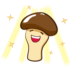 [LINEスタンプ] I Love mushroom