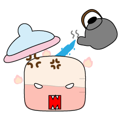 [LINEスタンプ] Milk bottle baby and Thick lips baby