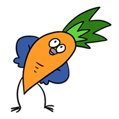 [LINEスタンプ] にんじんさんのスタンプ