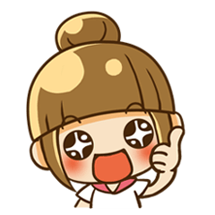 [LINEスタンプ] sweet girl talk with youの画像（メイン）