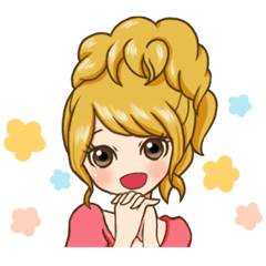 [LINEスタンプ] アゲハ♪ガールスタンプの画像（メイン）