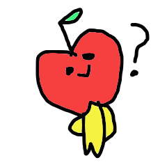 [LINEスタンプ] たれめのりんごちゃん、その2