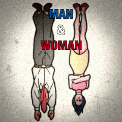 [LINEスタンプ] MAN＆WOMAN 〜男と女〜 文字なしの画像（メイン）