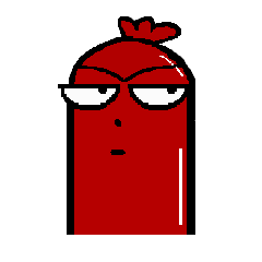 [LINEスタンプ] Sausage cool guys